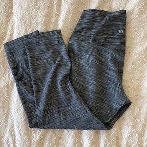 Peloton x Lululemon grey leggings